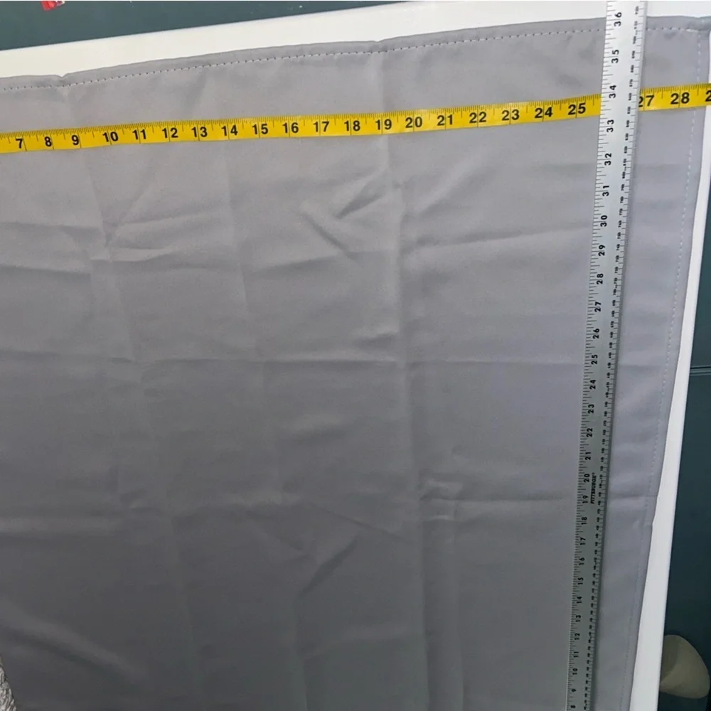 🍀 3 for $25 Versatile Functional Drapes Semi Blackout Drapes Soft Grey 36 x 29